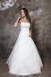 Preview: Klassisch Klar  A-Linie Brautkleid ohne Schleppe Gr.34-58